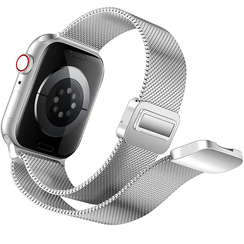 Apple Watch Milanese Loop | Stainless Steel Strap | Silver