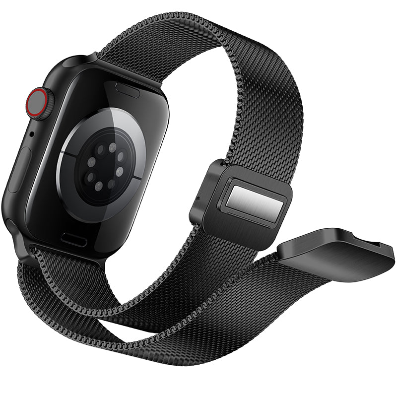 Apple Watch Milanese Loop | Stainless Steel Strap | Black