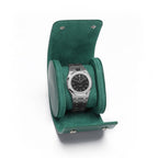 Beaumont 1-Watch Roll Case | Emerald Green