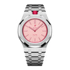 Stainless Steel Full Frame Case & Strap | 12:00 Crown | Silver