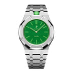 Stainless Steel Full Frame Case & Strap | 12:00 Crown | Silver
