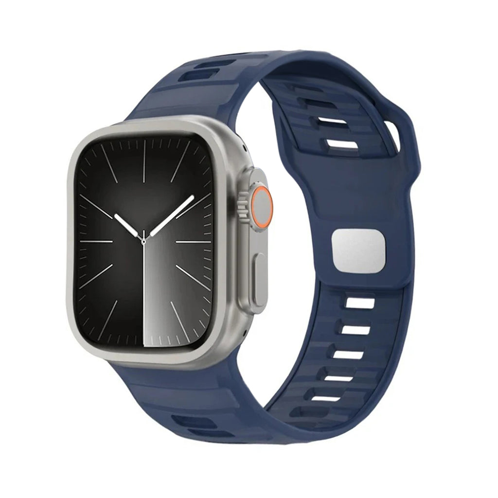Apple Watch | Silicone Sports Strap | Navy Blue