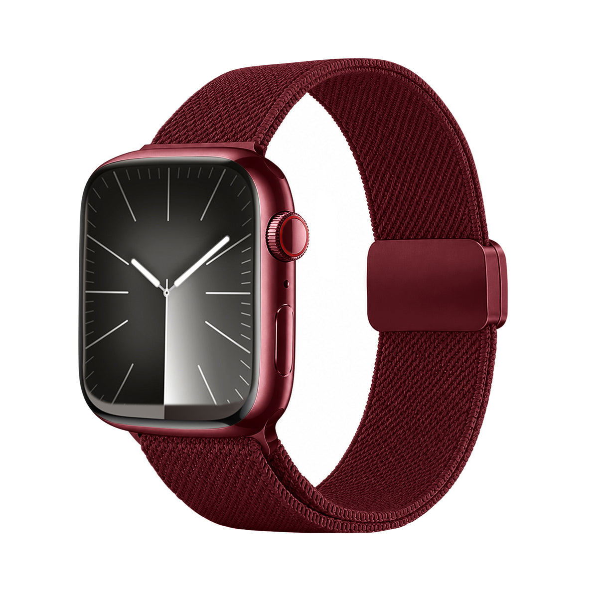 Apple Watch | Nylon Magnetic Strap | Burgundy