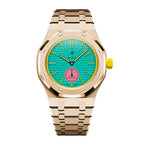 Stainless Steel Full Frame Case & Strap | 3:00 Crown | Rose Gold
