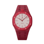 Ceramic Case & Strap | 12:00 Crown | Red