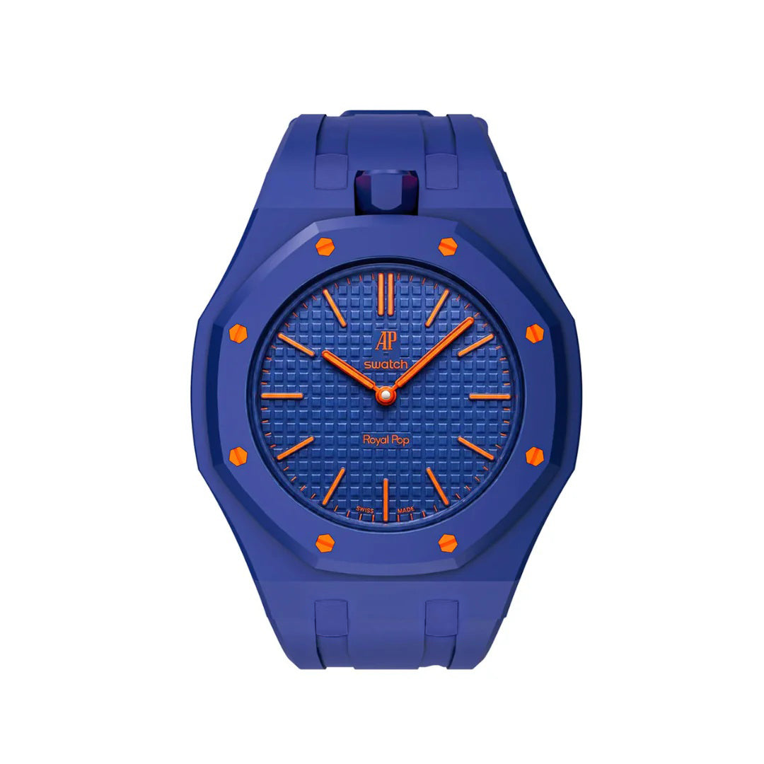 Original ORENJI HACHI AP x Swatch Royal Pop + Strap Bundle