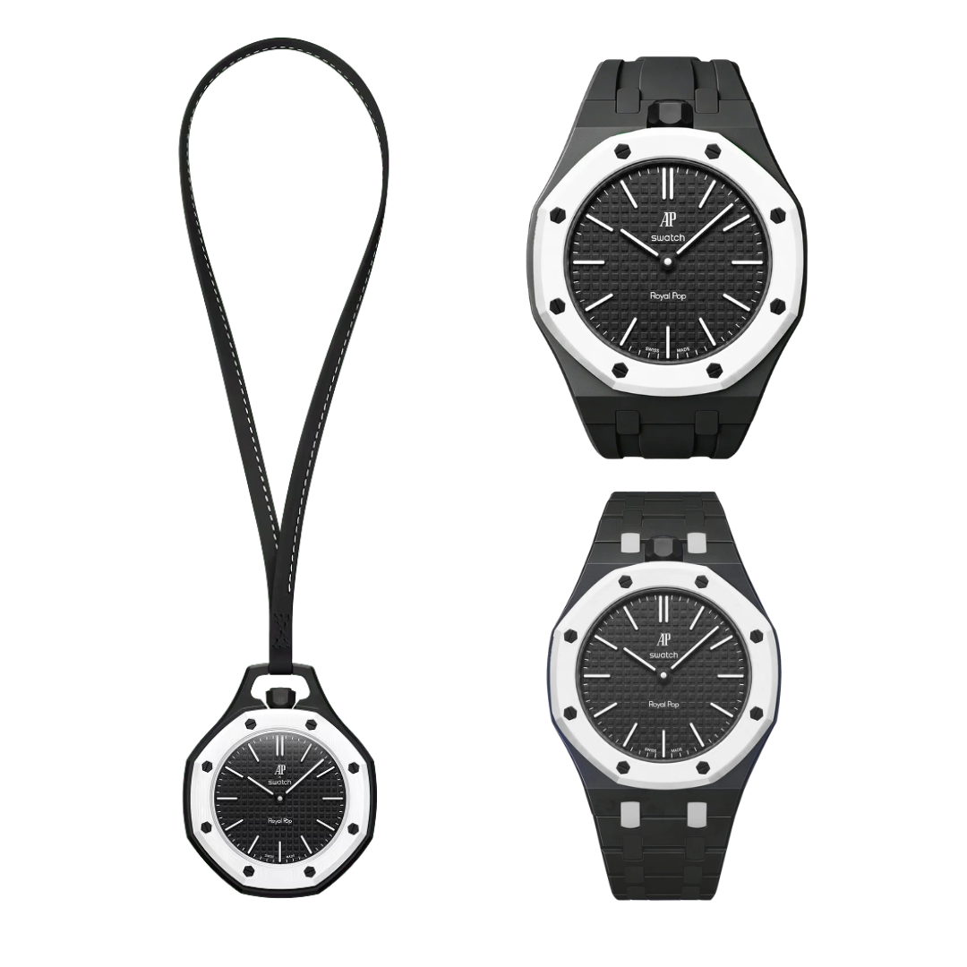 Original OCHO NEGRO AP x Swatch Royal Pop + Strap Bundle