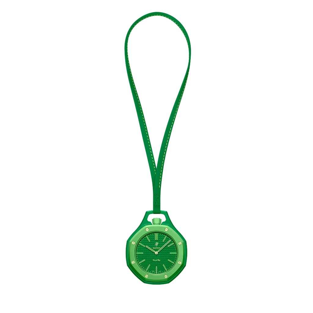 Original GREEN EIGHT AP x Swatch Royal Pop + Strap Bundle