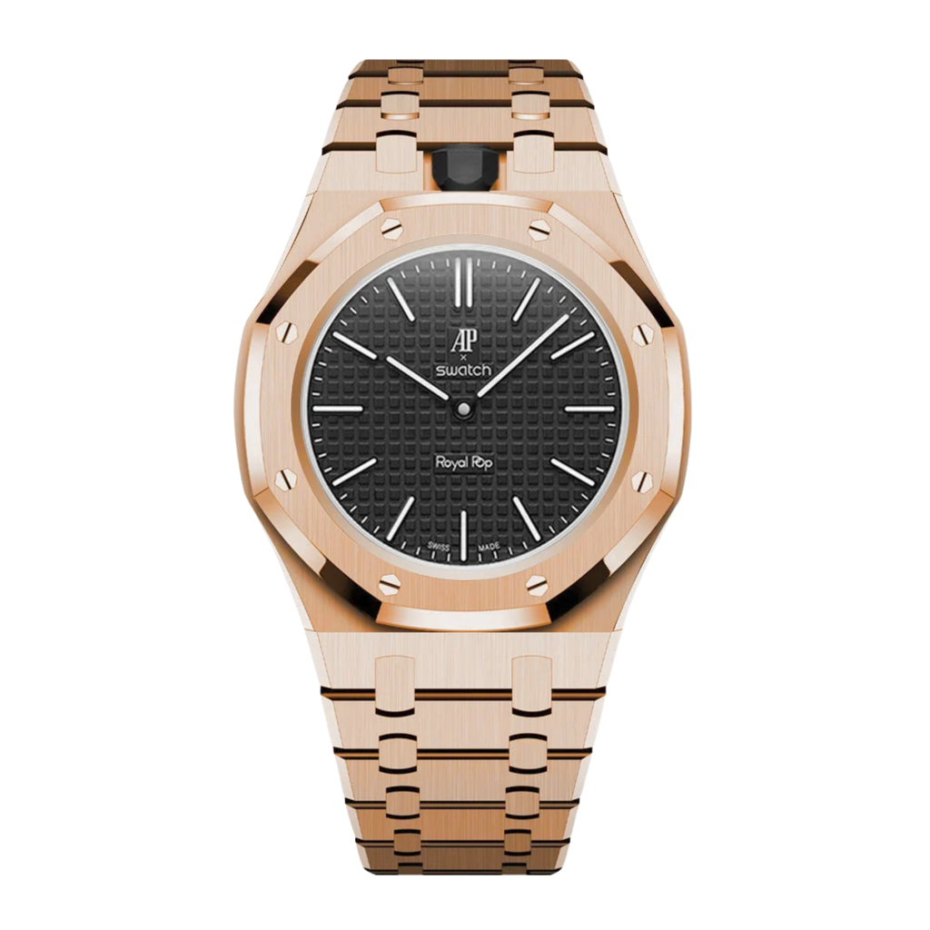 Stainless Steel Full Frame | 12:00 Crown | Rose Gold