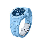 Ceramic Case & Strap | 3:00 Crown | Sky Blue