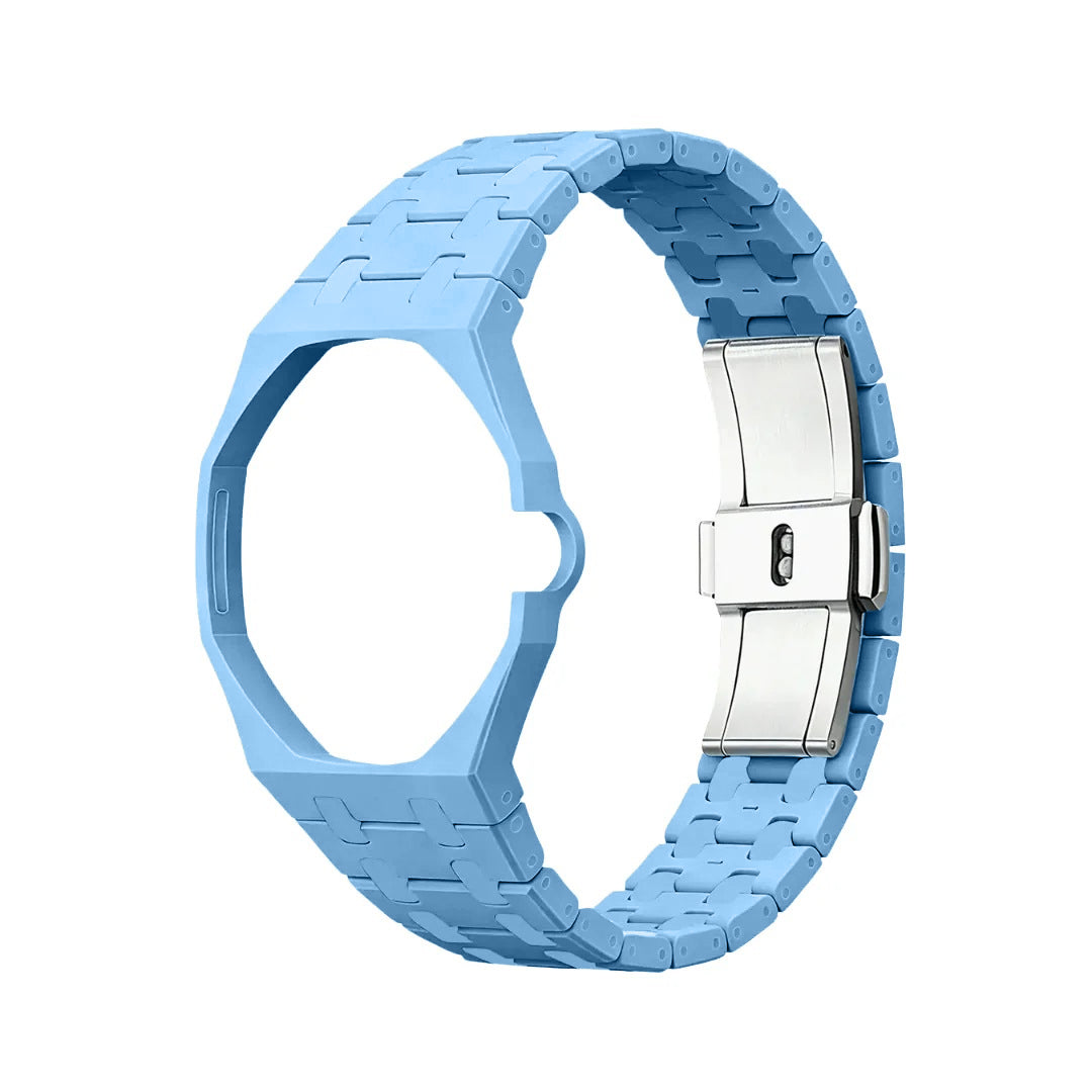 Ceramic Case & Strap | 3:00 Crown | Sky Blue