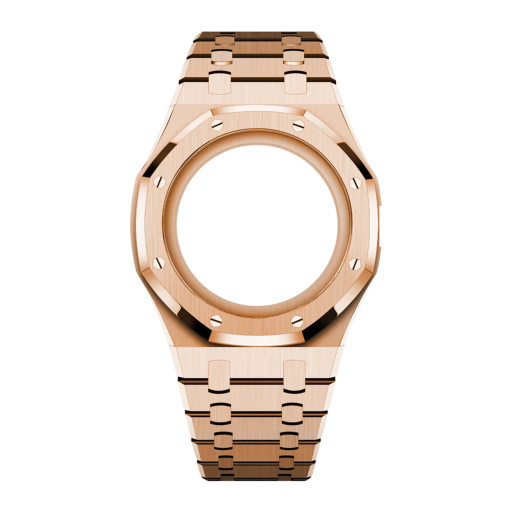 Stainless Steel Full Frame | 12:00 Crown | Rose Gold
