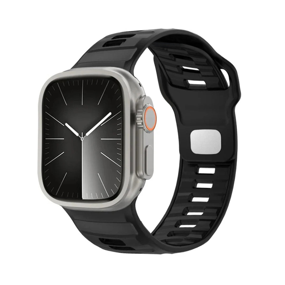 Apple Watch | Silicone Sports Strap | Black