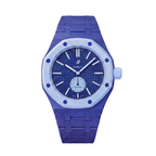 Ceramic | 3:00 Crown | Medium Blue