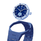 Ceramic | 3:00 Crown | Medium Blue
