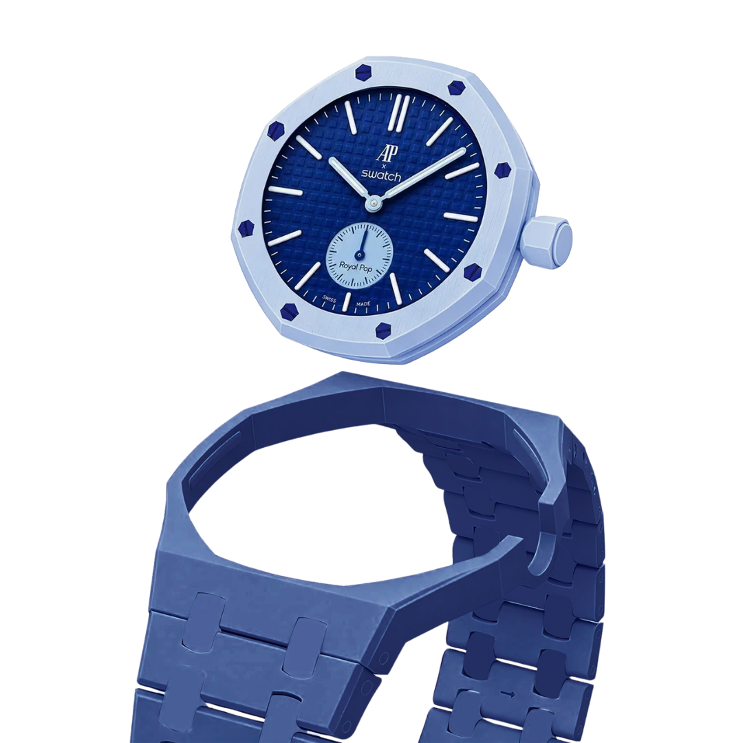Ceramic | 3:00 Crown | Medium Blue