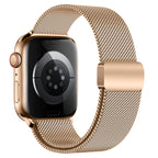 Apple Watch Milanese Loop | Stainless Steel Strap & Case | Rose Gold