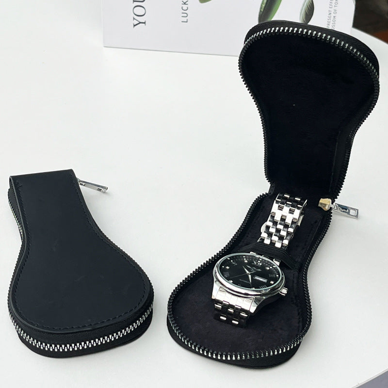 Kensington Single Watch Pouch | Onyx Black