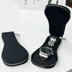 Kensington Single Watch Pouch | Onyx Black