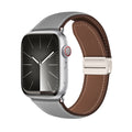 Apple Watch | Magnetic Leather Strap | Grey
