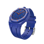 Ceramic Case + Silicone Strap | 12:00 Crown | Navy Blue