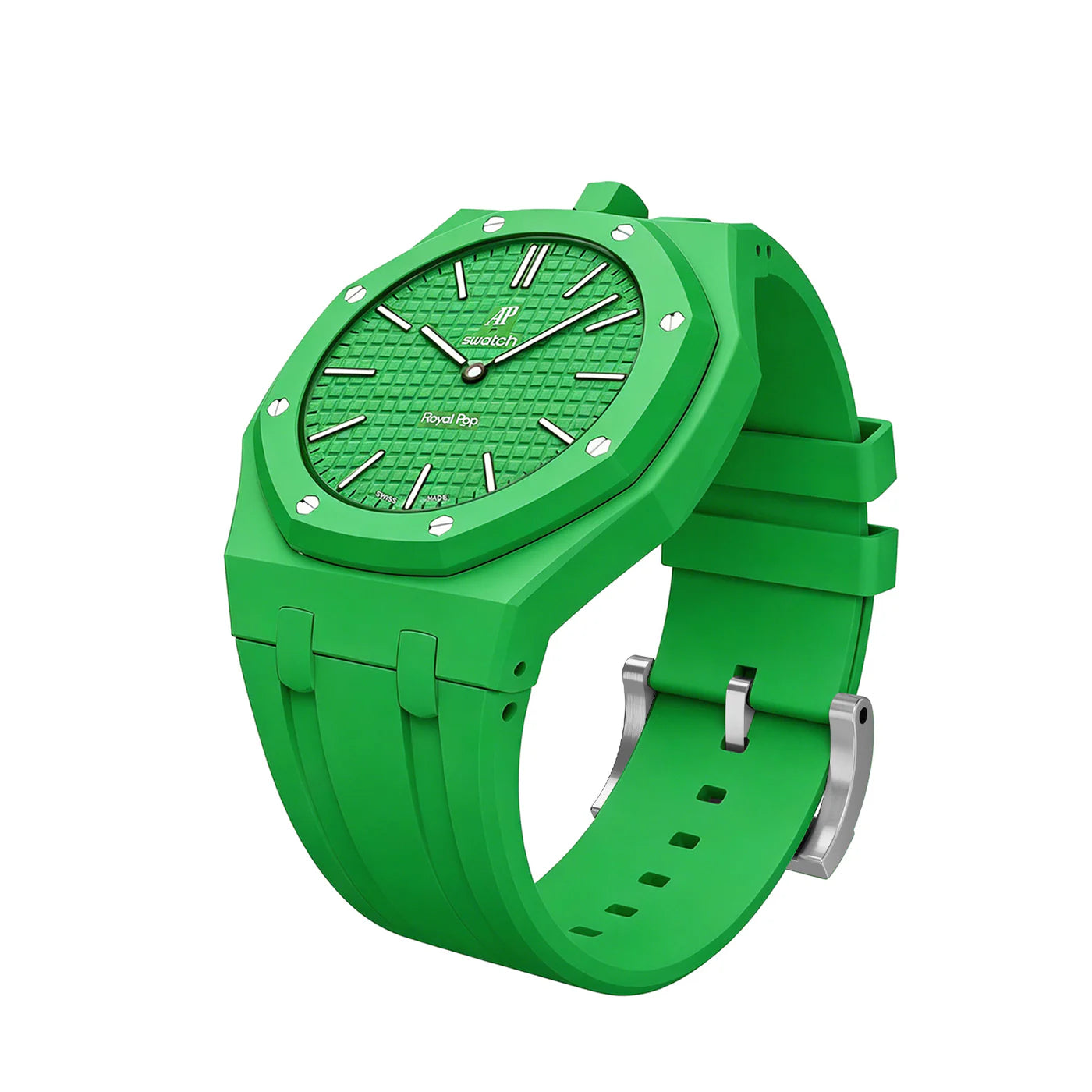 Plastic Case + Silicone Strap | 12:00 Crown