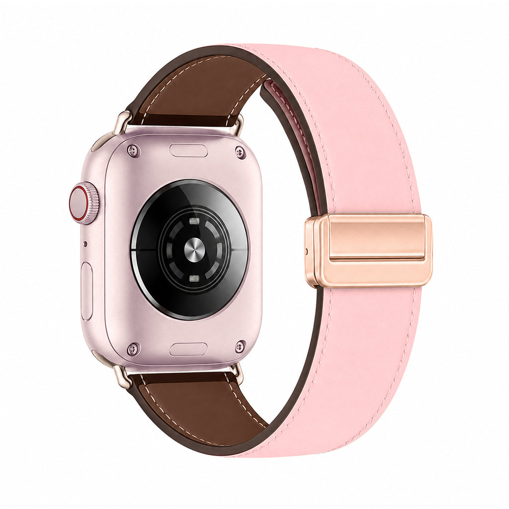 Apple Watch | Magnetic Leather Strap | Pink