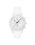 Moonswatch Vertech Rubber Strap | White