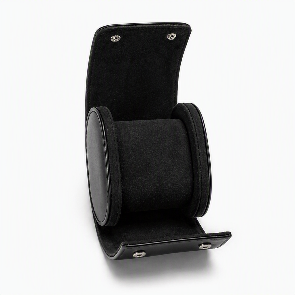 Beaumont 1-Watch Roll Case | Onyx Black