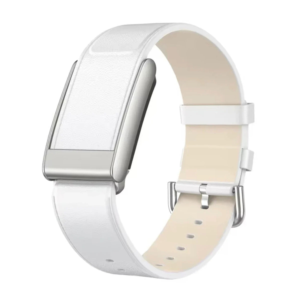 WHOOP Leather Strap & Case | 5.0 & MG | White