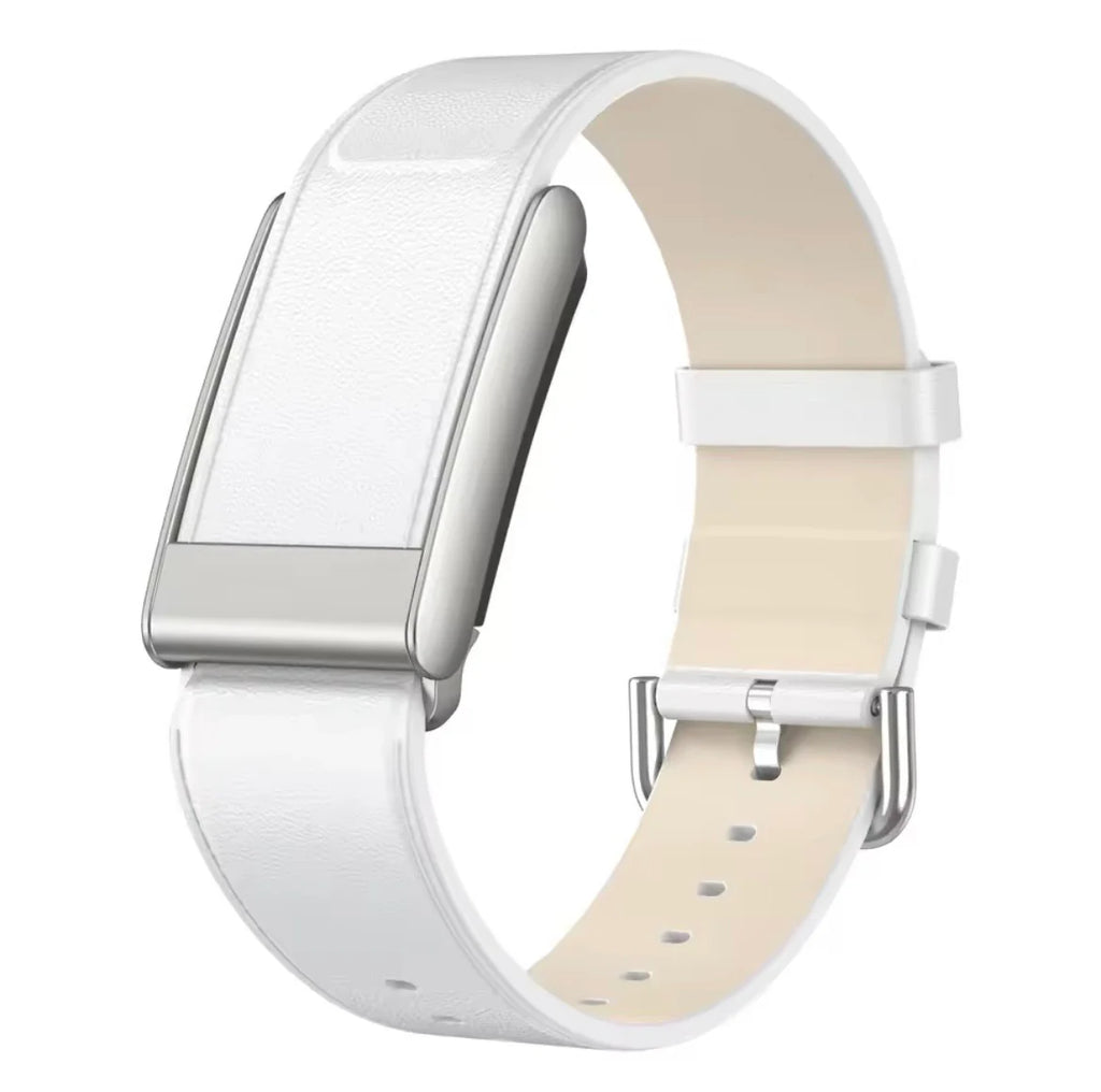 WHOOP Leather Strap - White