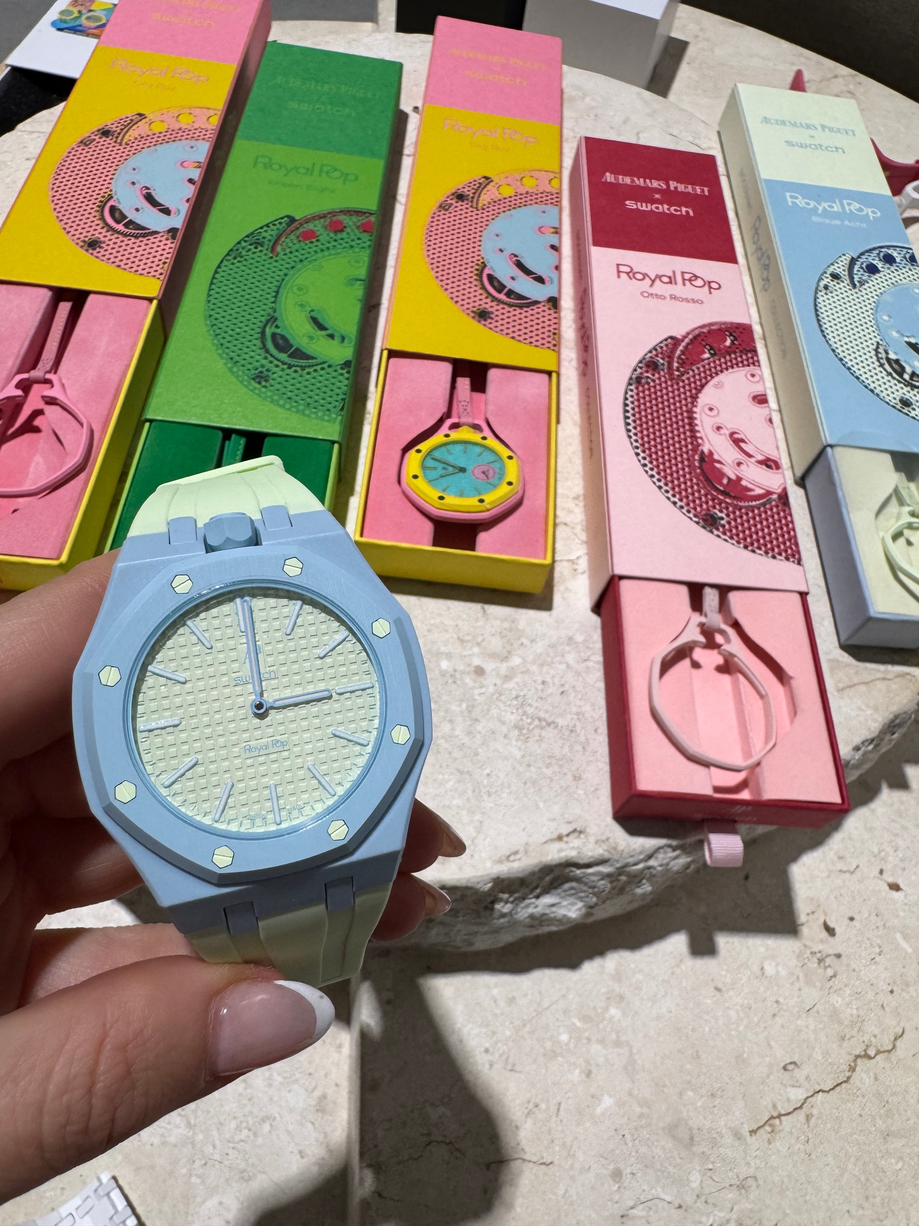 Ceramic Case + Silicone Strap | 12:00 Crown | Ice Blue