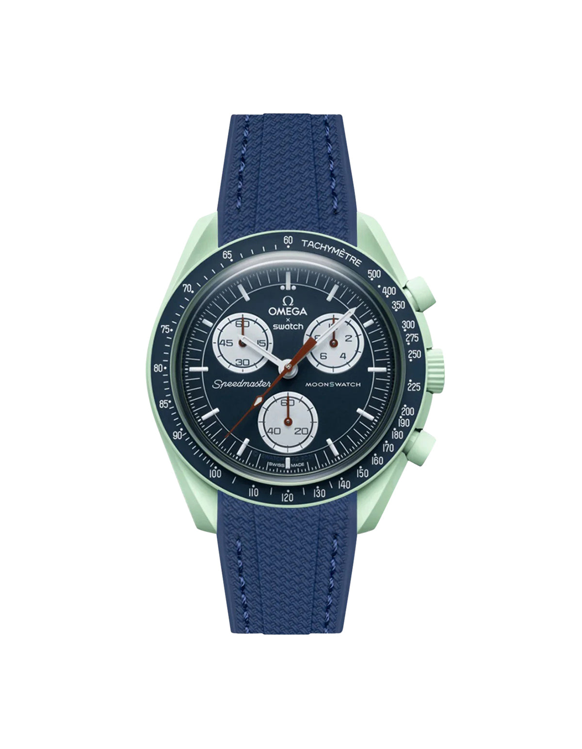 Moonswatch Vertech Rubber Strap | Dark Blue
