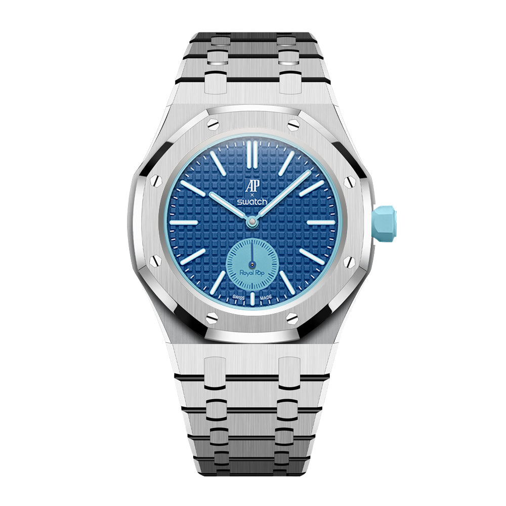 Stainless Steel Full Frame | 3:00 Crown | Silver