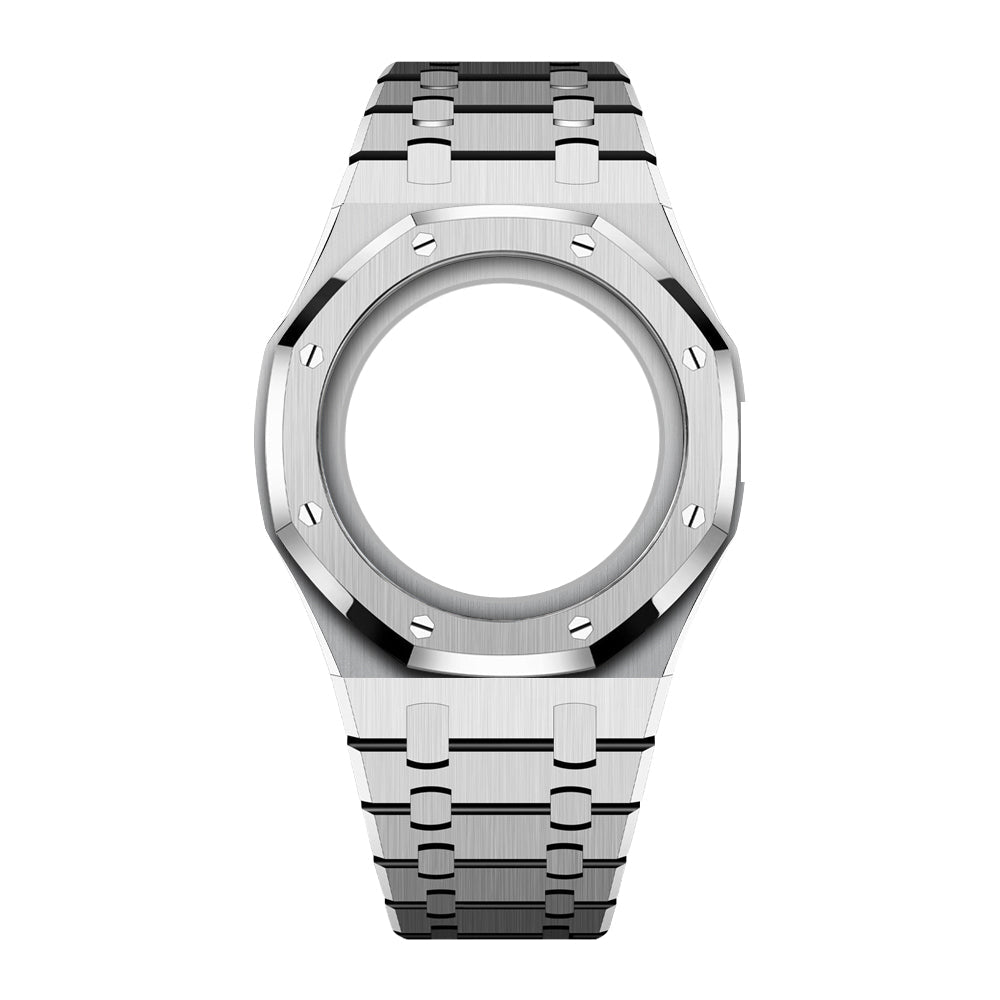 Stainless Steel Full Frame | 3:00 Crown | Silver