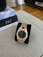 Stainless Steel Full Frame | 12:00 Crown | Rose Gold