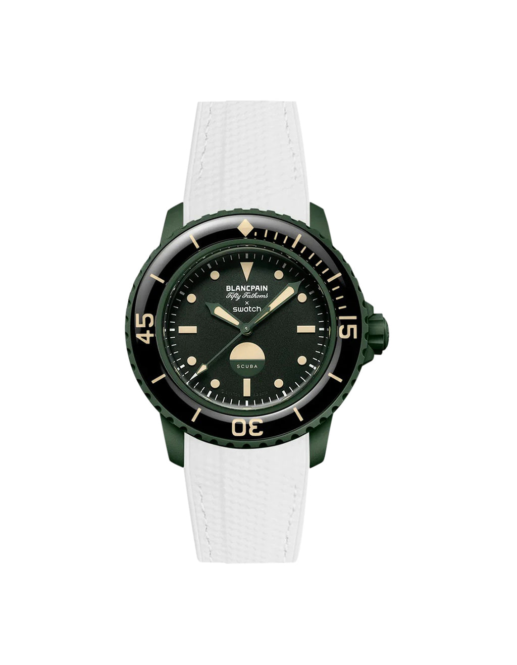 Blancpain | Vertech Rubber Strap | White