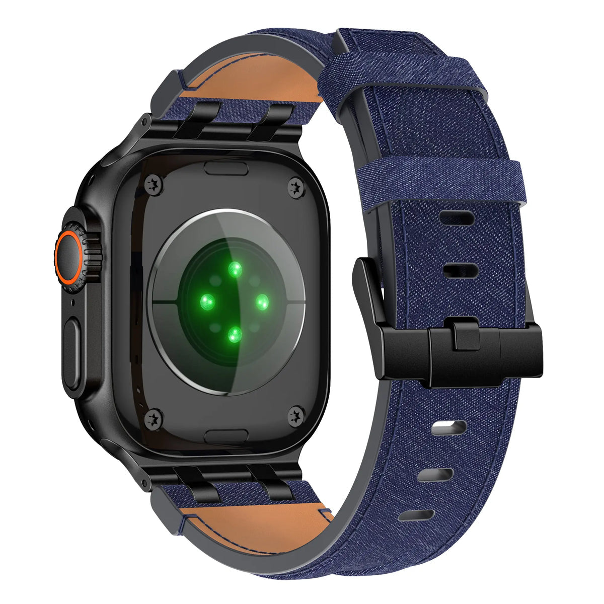 Apple Watch Leather Strap - Navy Blue
