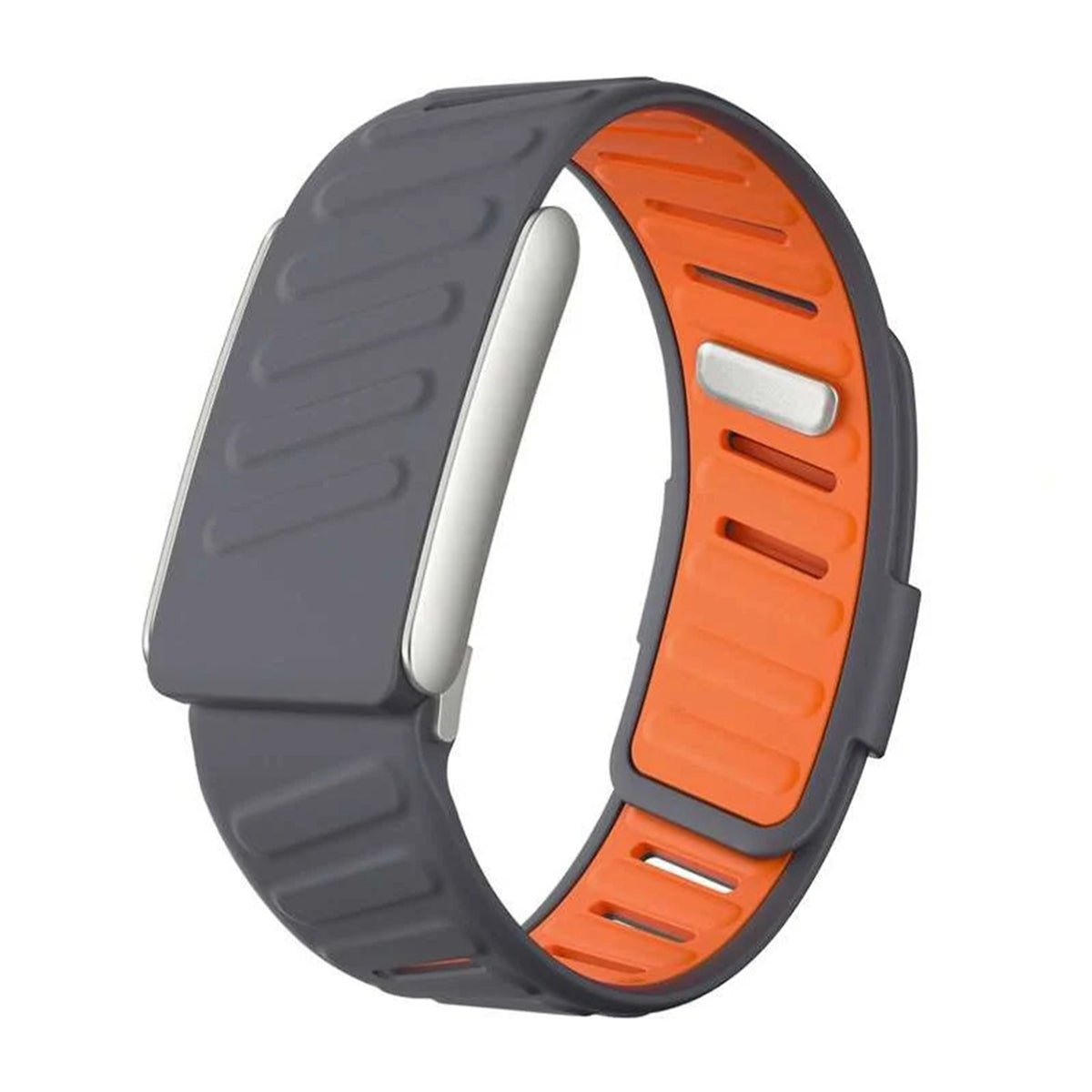 WHOOP Silicone Strap & Case | 5.0 & MG | Grey & Orange