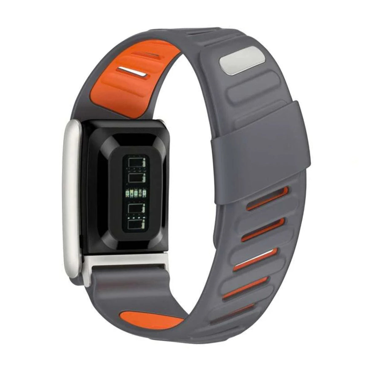 WHOOP Silicone Strap & Case | 5.0 & MG | Grey & Orange