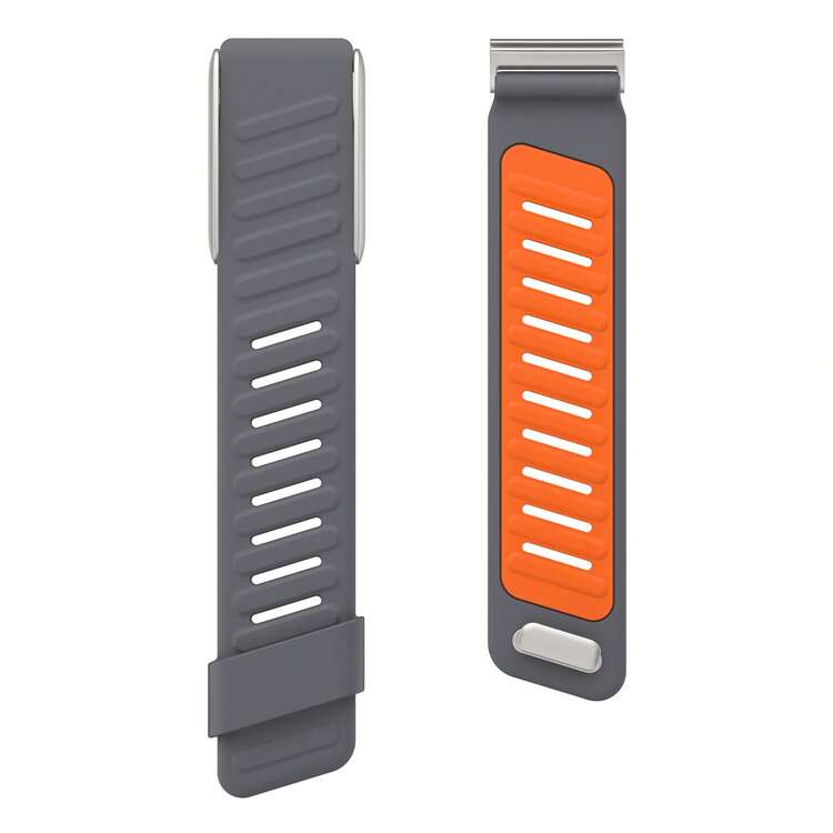 WHOOP Silicone Strap & Case - Grey & Orange