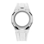Stainless Steel & Rubber | 12:00 Crown | White