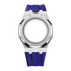 Stainless Steel & Rubber | 12:00 Crown | Navy Blue