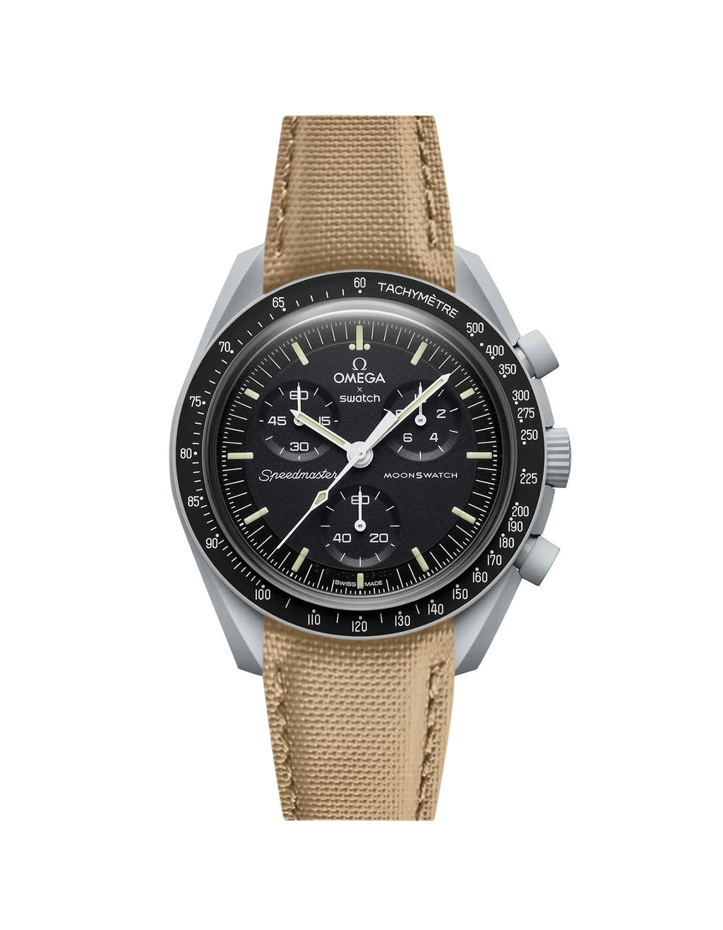 Moonswatch Leather Strap | Beige