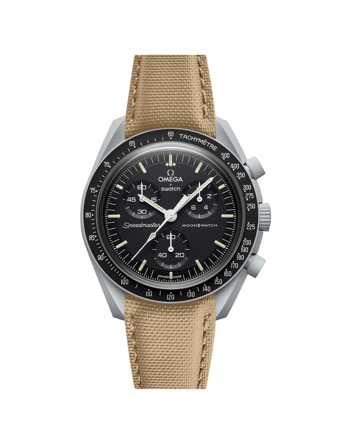 Moonswatch Leather Strap | Beige