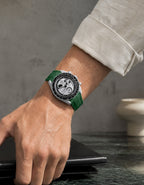 Moonswatch Vertech Rubber Strap | Forest Green