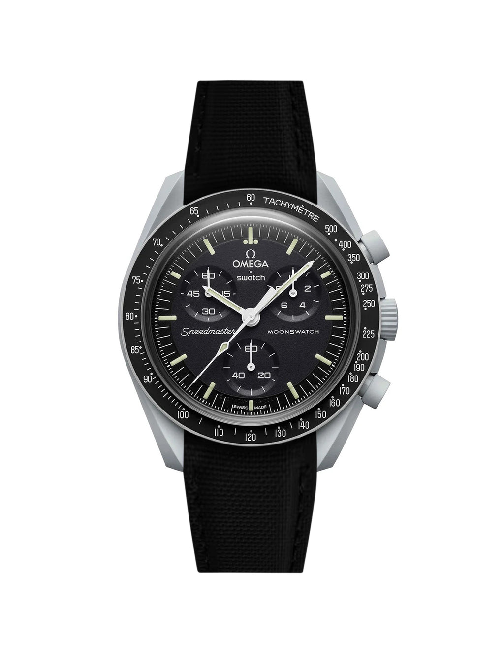 Moonswatch Leather Strap | Black