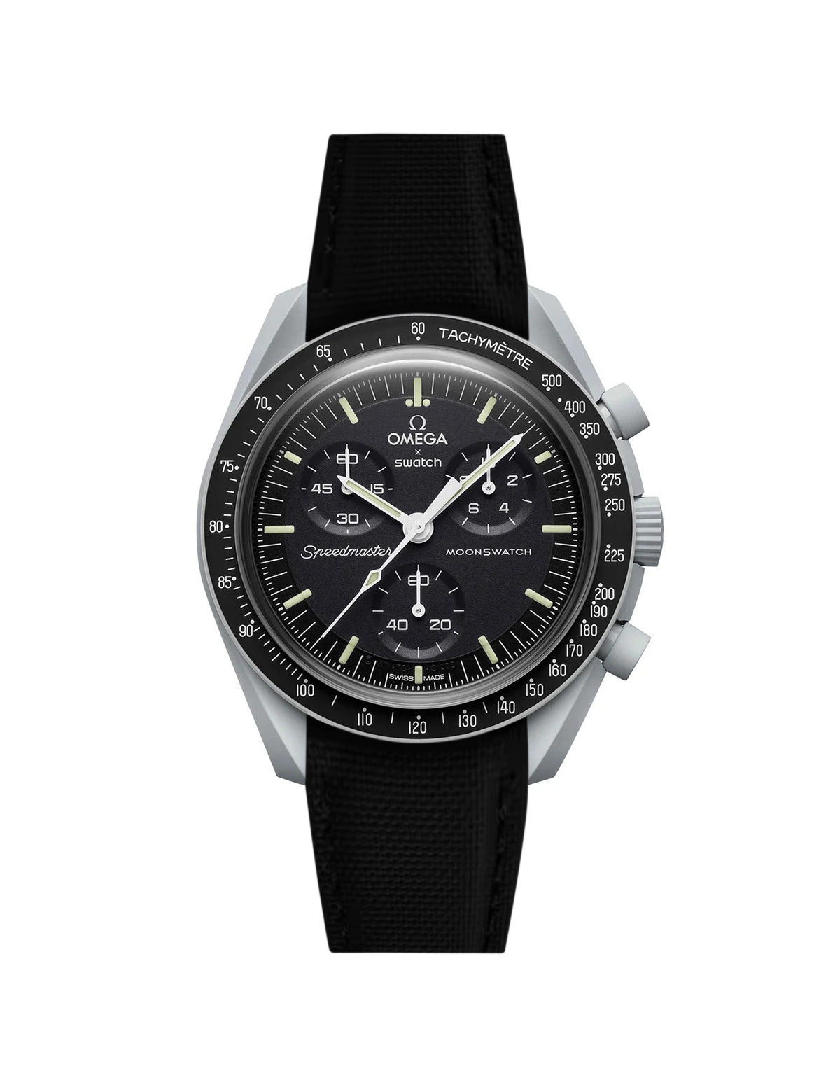 Moonswatch Leather Strap | Black