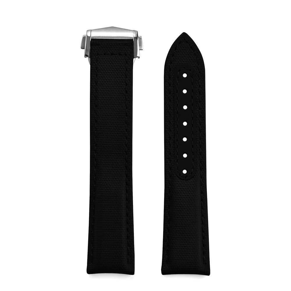 Moonswatch Leather Strap | Black