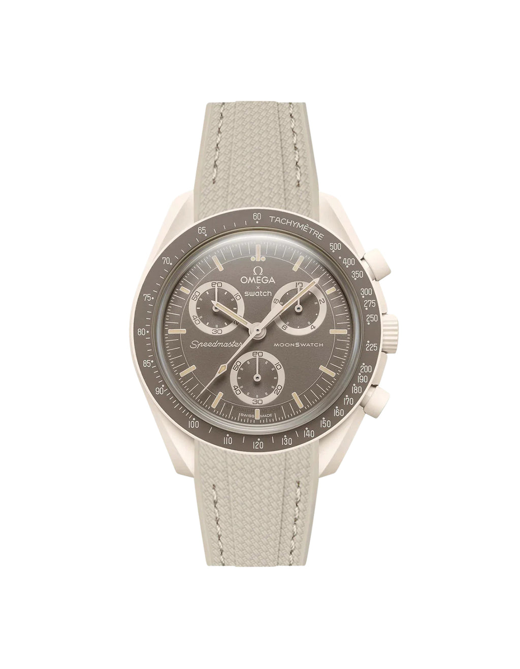 Moonswatch Vertech Rubber Strap | Beige